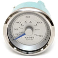 Veethree Boat Speedometer Gauge 781900PDFB - 3 1/4 Inch Silver