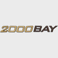 Ranger Boat Raised Decal Sticker - 2000 Bay
