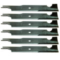 6 Rotary 3329 Blades Fits Bobcat 74" Cut Repl 112111-04 42139B & Others