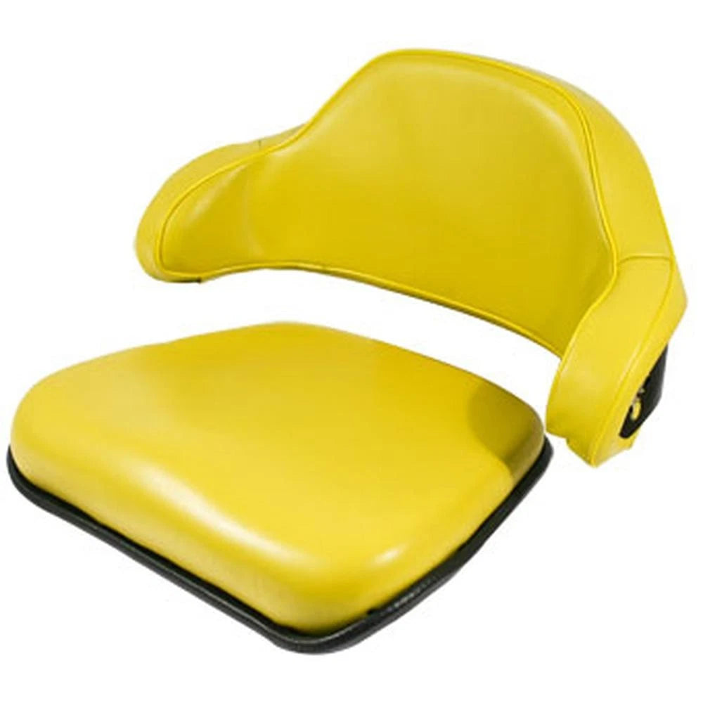 2-pc Yellow Seat Set (steel with Low Back) Fits John Deere