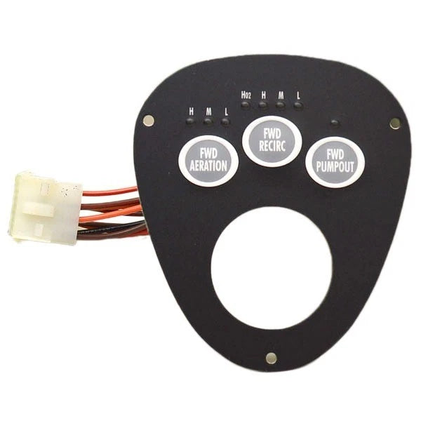 Tracker Boat Livewell Switch Panel 736-01160001 - 4 1/2 X 4 Inch Black