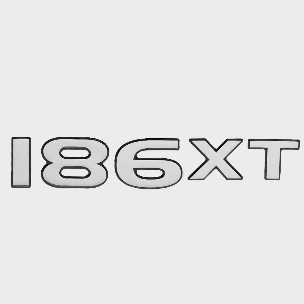 Ranger Boat Raised Emblem Decal 147799-01 - 186XT Silver Black Vinyl