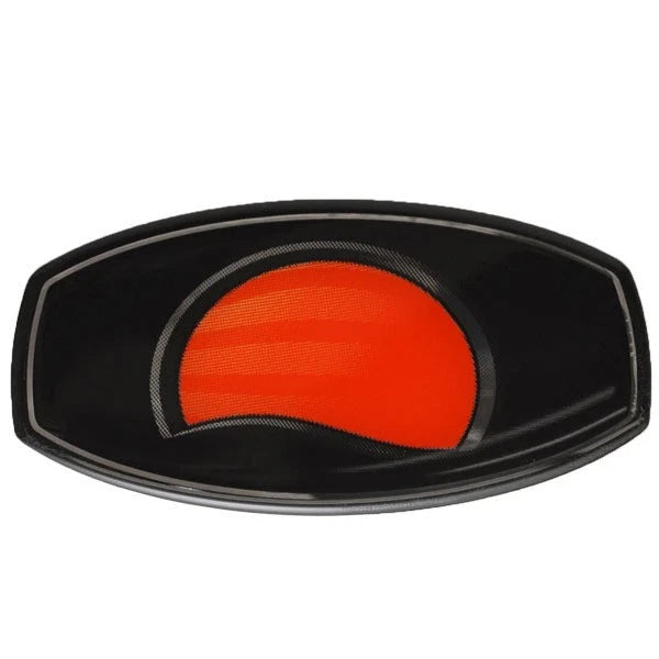 Sun Tracker Boat Raised Decal 145517 - 3 1/8 X 1 5/8 Inch Black Red