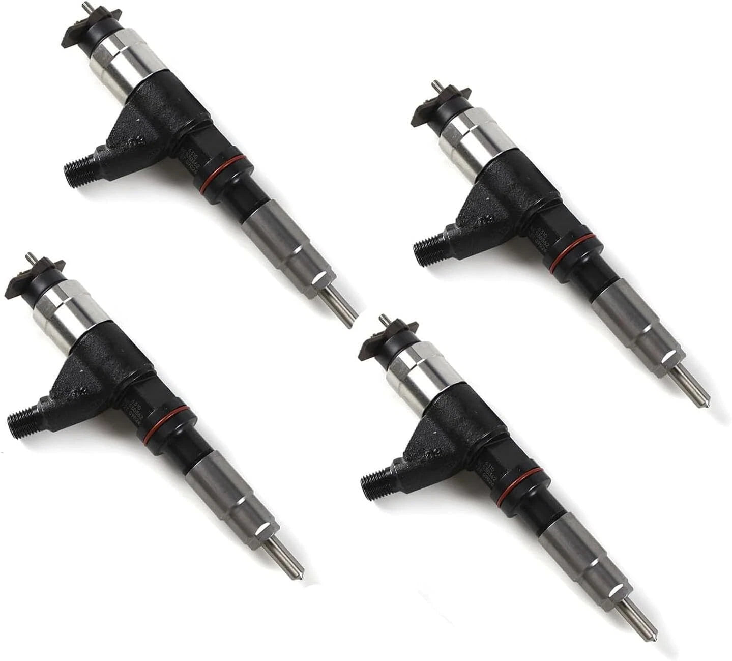 4X Fuel Injector 095000-6310 for John Deere 4045T 6068T Engine 210G Excavator