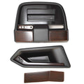 Misty Harbor Pontoon Boat Dash Panel Kit - Black Faux Woodgrain (3PC)