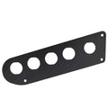 Ranger Boat Blank Ignition Panel 7202897C - Z185 Black Aluminum