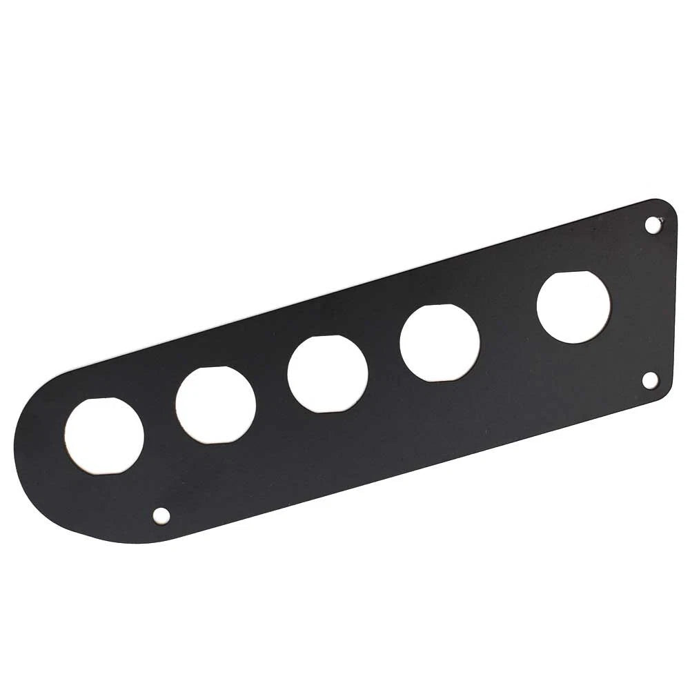 Ranger Boat Blank Ignition Panel 7202897C - Z185 Black Aluminum