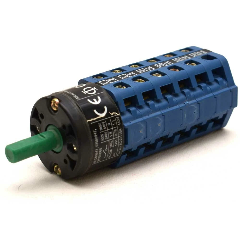 Kraus & Naimer Boat Rotary Control Generator Switch Terminal USM183 - Blue 10A