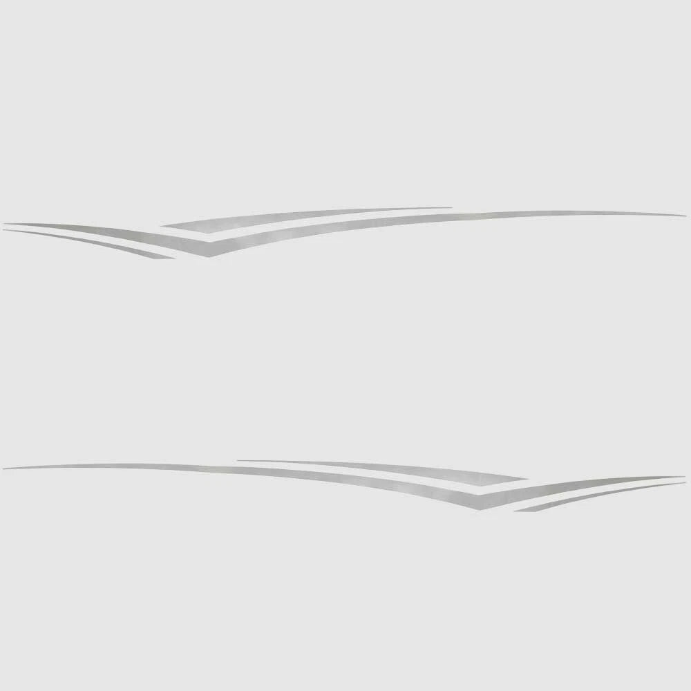 G3 Boat Graphic Decal 73404746 - 73404747 - Guide Silver Vinyl 2PC Set