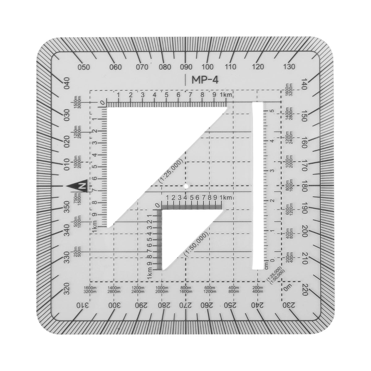 Protractor for Topographic Mapping Essential Tool for Outdoor Navigation