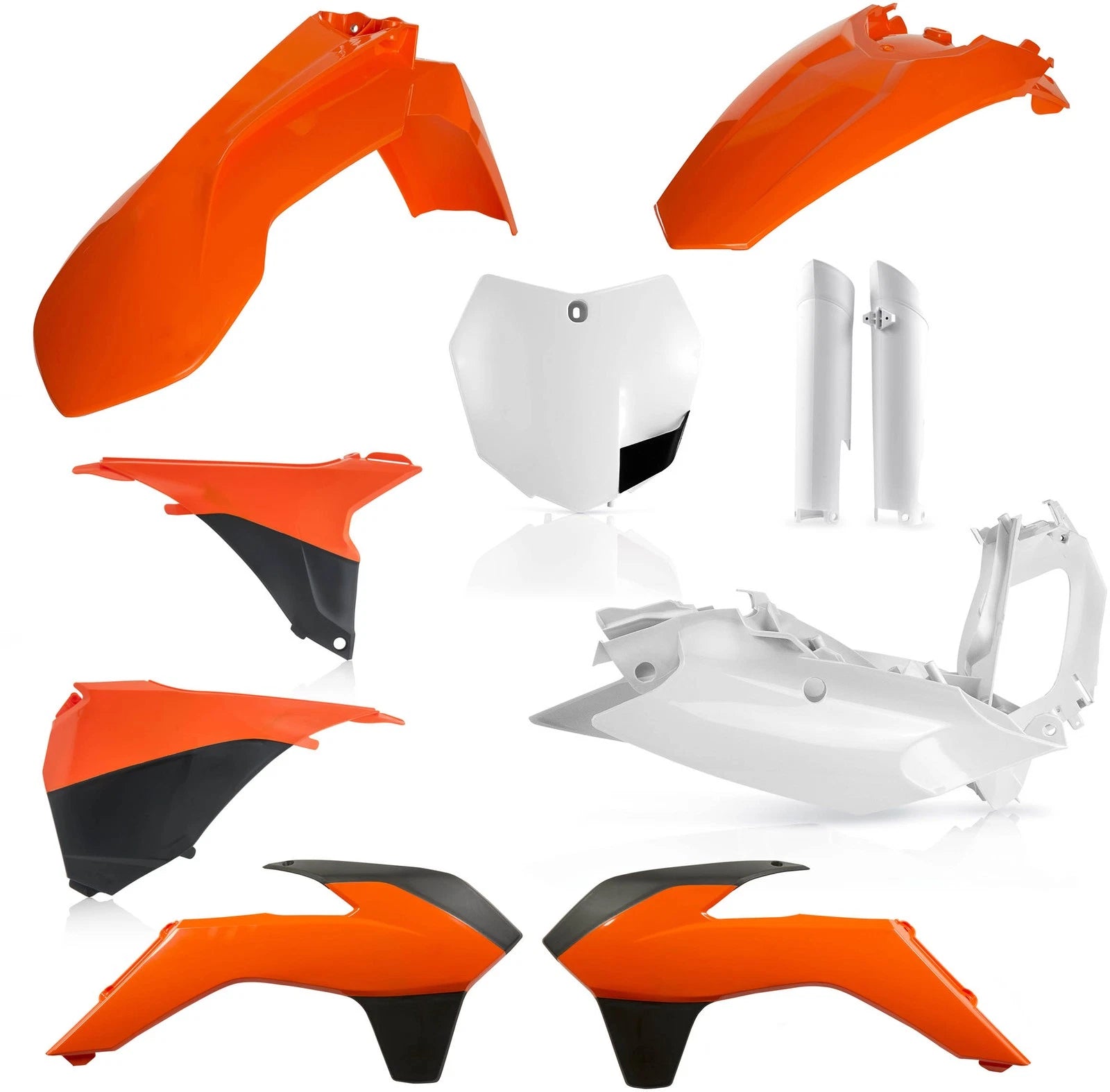 ACERBIS Full Plastic Kit Orange – Fits 2013-2014 KTM 350 XC-F & More