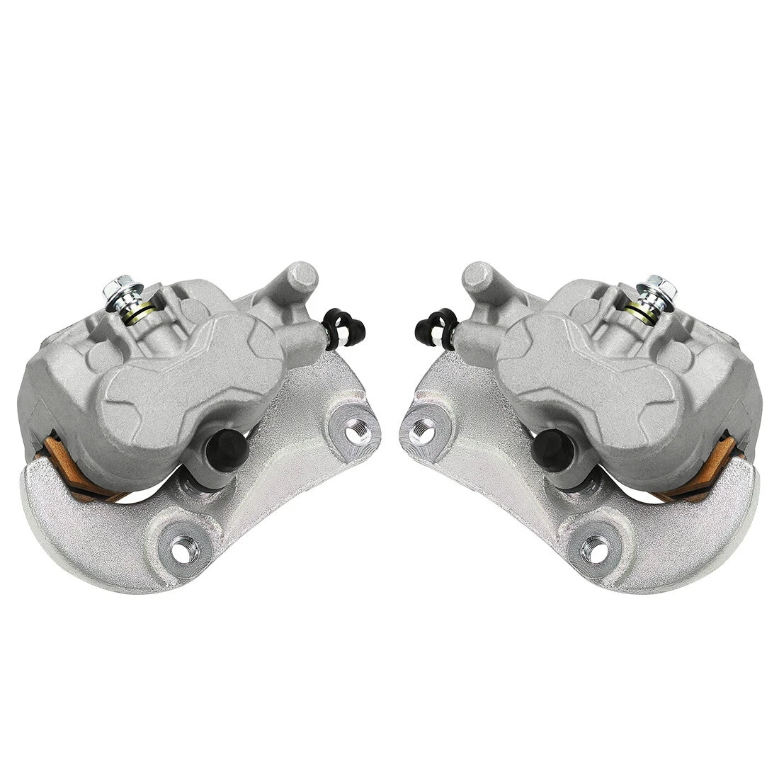 Pair Front Brake Caliper with Pads for Can-Am Maverick 1000R Turbo Max 2014-2018