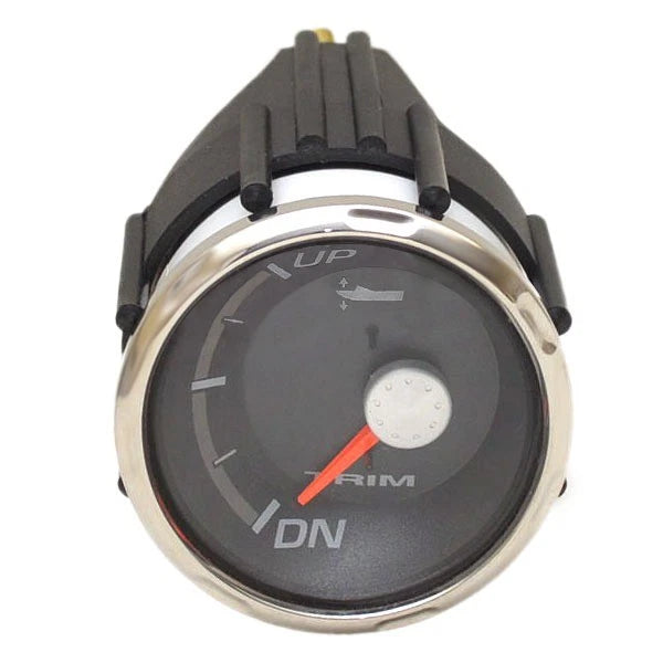 Faria Boat Trim Gauge GBC651A - Suzuki 2 Inch Black Silver