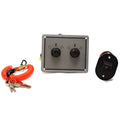 Wellcraft Boat Dual Ignition Panel 025-3980 - 252 Coastal Push to Choke