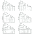 Boat Registration Numbers & Letters 4 Pack Custom 3" Boat Decal Stickers White