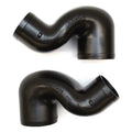 Mercury Boat Exhaust Elbows 879288A34 - STD MCM 4 Inch Black (pair)