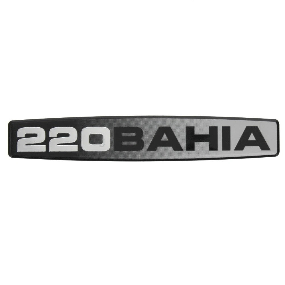 Ranger Boat Raised Decal Sticker 7604318 - 220 Bahia Silver Black