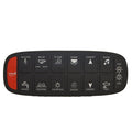 DNA Group Boat Push Button Panel 91YY6278-1B - Black Rubber