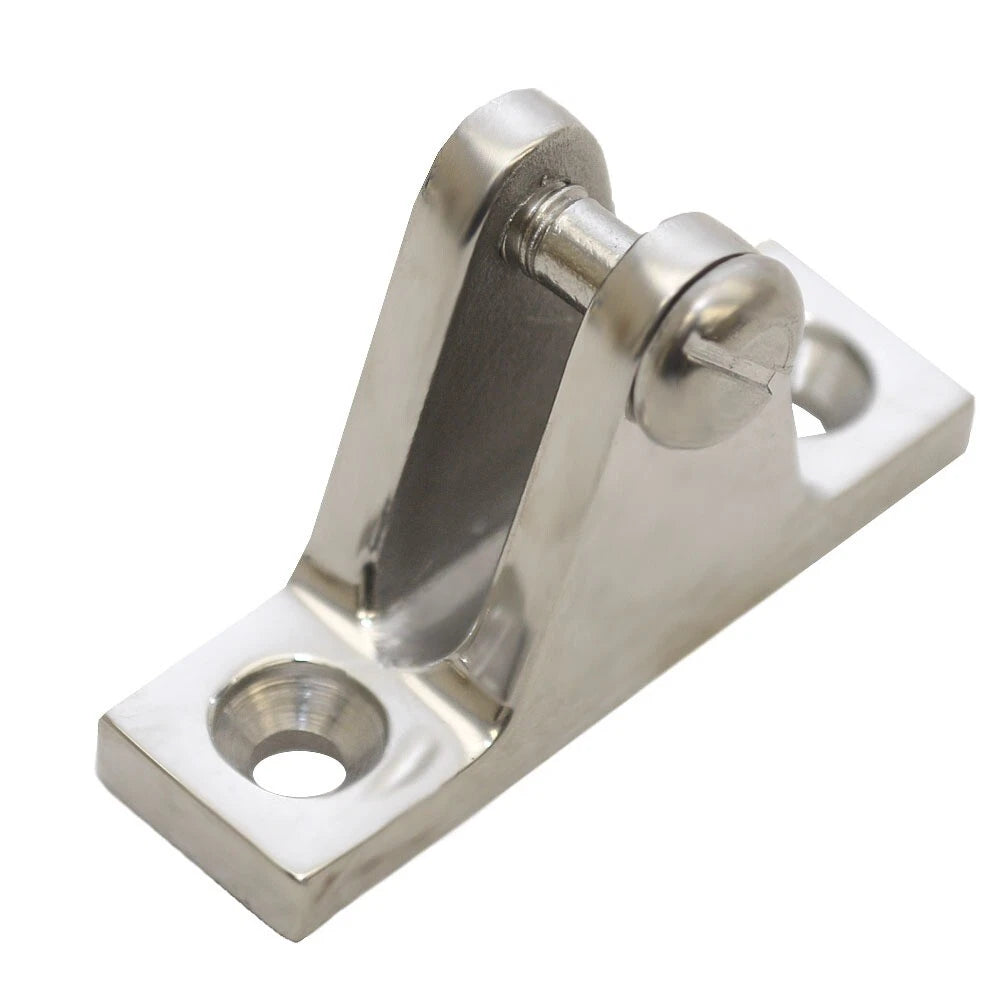 Crownline Boat Bimini Top Bracket 51168 - Deck Hinge Stainless Steel