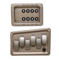 G3 Boat Switch Panel Set 73422850 - Brushed Brown Plastic (2 PC)