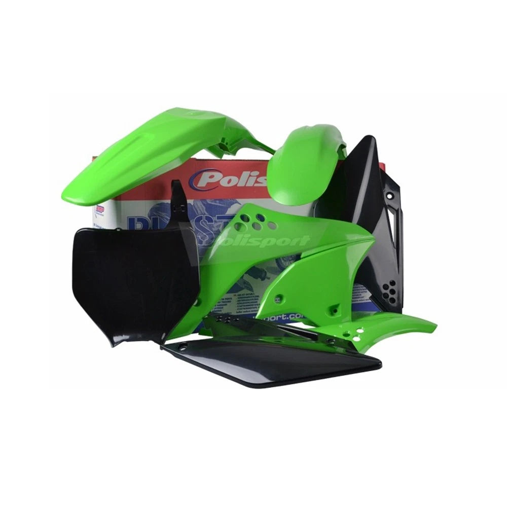 POLISPORT PLASTIC KIT KAWASAKI KX250F 2006-2008, OEM STYLE
