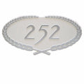 Cobalt Boat Raised Emblem Decal 450417 - 252 White Hard Plastic