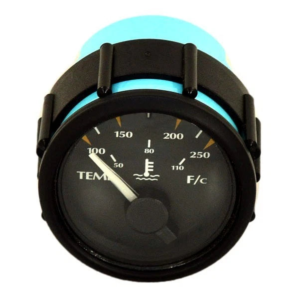 Faria Boat Temperature Gauge GP7159B - 2 Inch Black