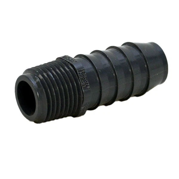 Spears Boat Fitting 510756 - 1/2 X 3/4 Inch Dark Gray PVC