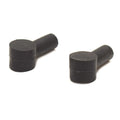 Boat Battery Disconnect Terminal Covers - 1/2 Inch Black (pair)