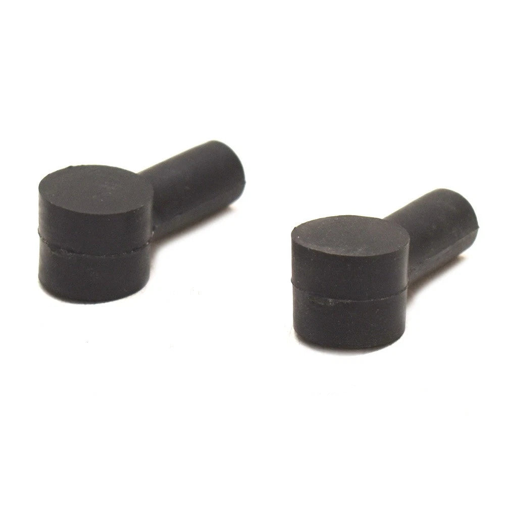 Boat Battery Disconnect Terminal Covers - 1/2 Inch Black (pair)