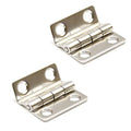 Doral Boat Hatch Offset Hinge - Chrome Plated Zamack (pair)
