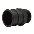 Larson Boat Pipe Adapter Fitting 6131-9012 - 1 X 1 1/2 Inch Black