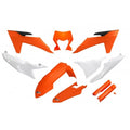 UFO Complete Plastic Kit for KTM EXCF 350 2024-2025 Black/Orange