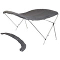 Tracker Boat Bimini Top 330819 - Pro Guide V-165 - V-175 Charcoal Dowco