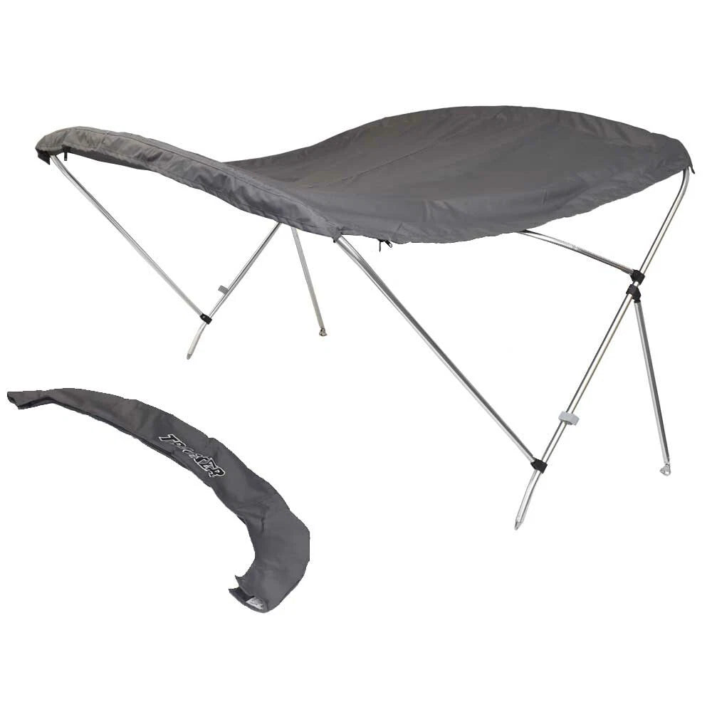 Tracker Boat Bimini Top 330819 - Pro Guide V-165 - V-175 Charcoal Dowco