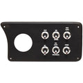 Lowe Boat Toggle Switch Panel 2415176 - 4 1/2 X 9 1/2 Inch Black