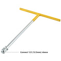 Hex Socket Wrench T-handles Wrench High-carbon Steel Silver and Yellow 1 Pcs