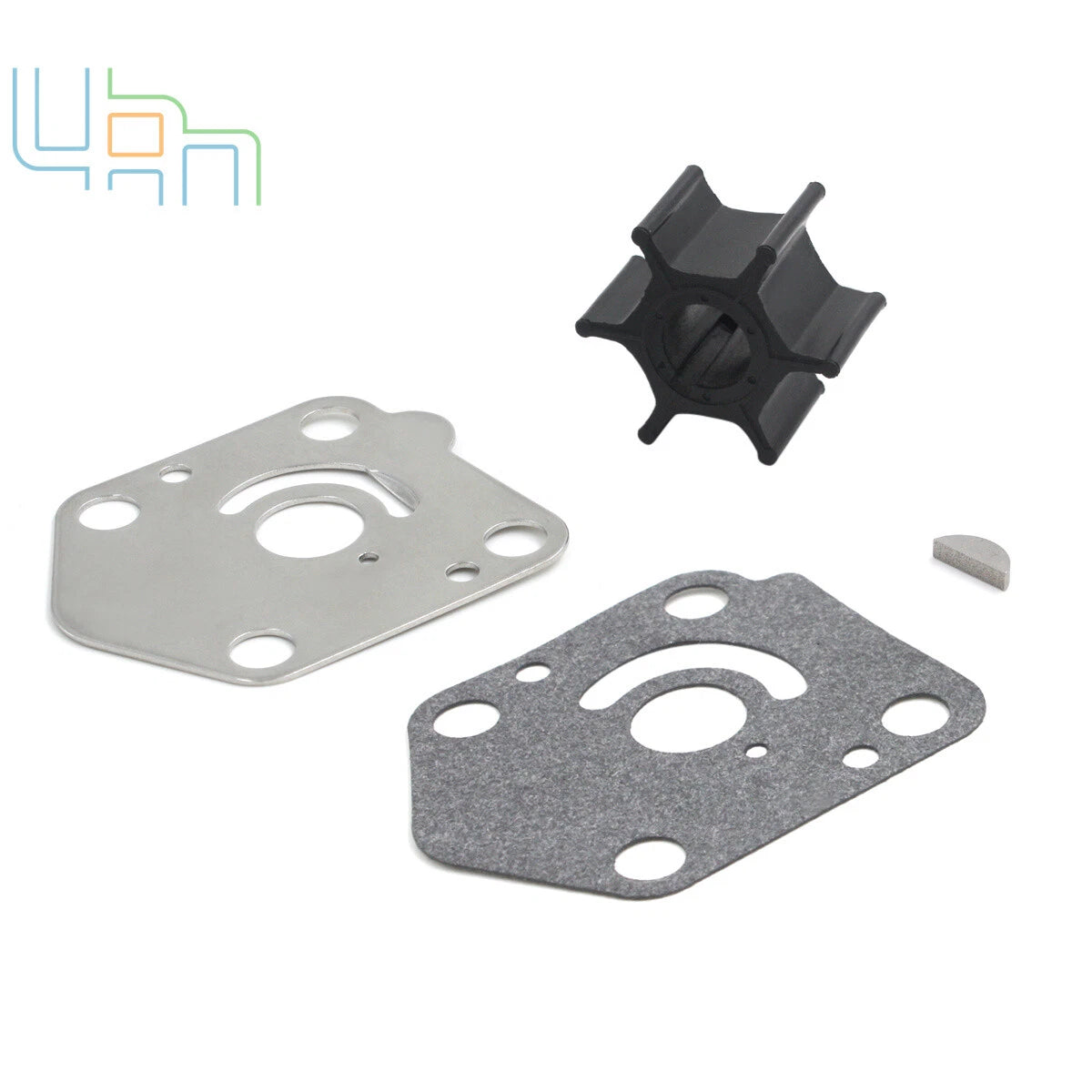 Water Pump Impeller Kit 17400-93951 Replacement for Suzuki 9.9/15 HP Outboard