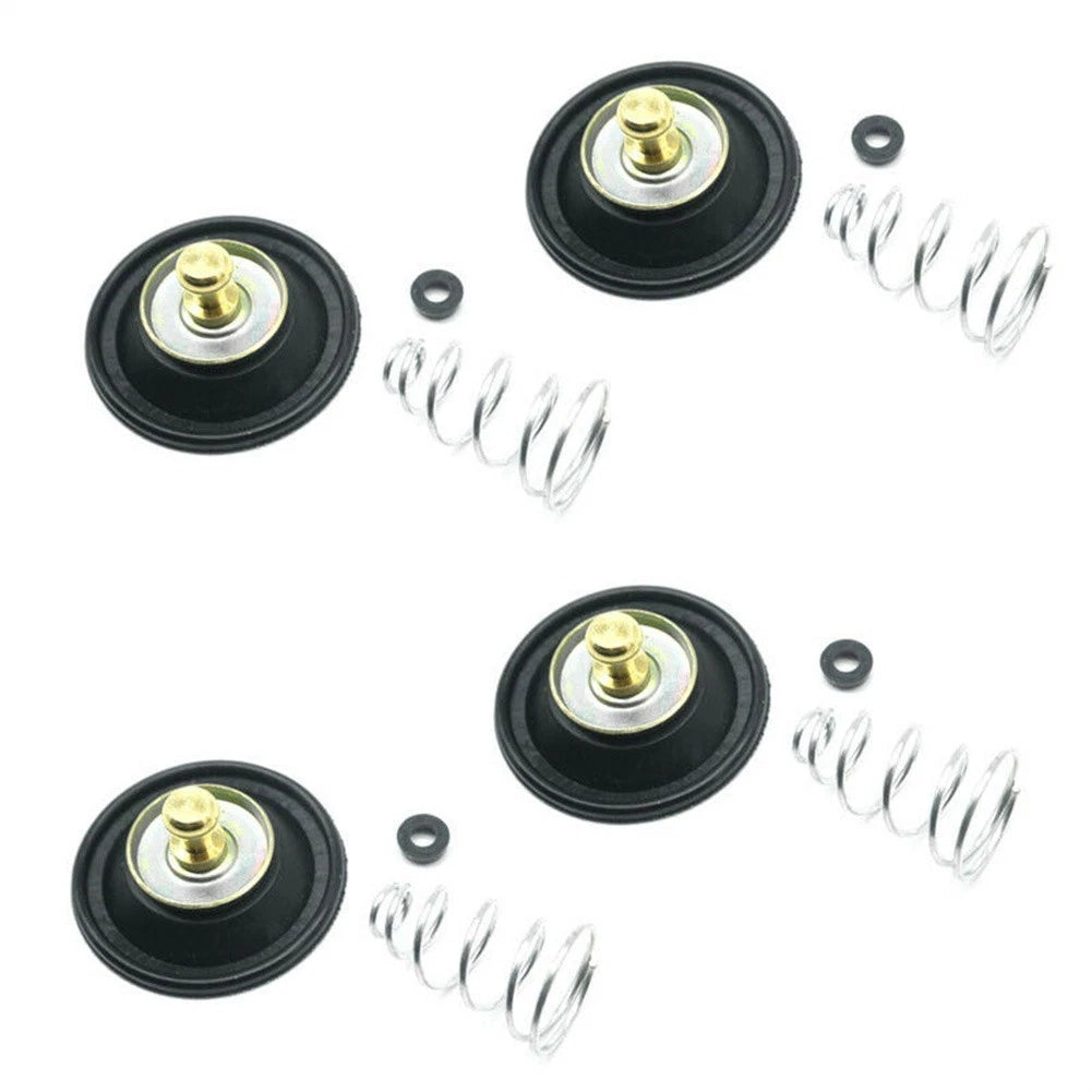 4pc Motorcycle Carburetor Parts Air Cut-Off Valve Kit Spring Diaphragm For-Honda