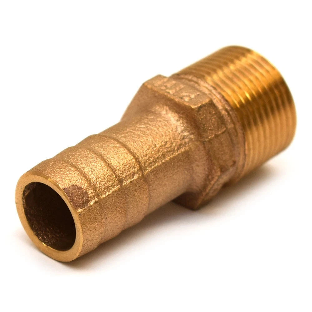 Groco Boat Pipe to Hose Fitting PTH-750 - Bronze 3/4 Inch