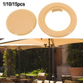 Stabilizing Umbrella Hole Ring and Cover Set for 2 Inch Outdoor Table Umbrellas