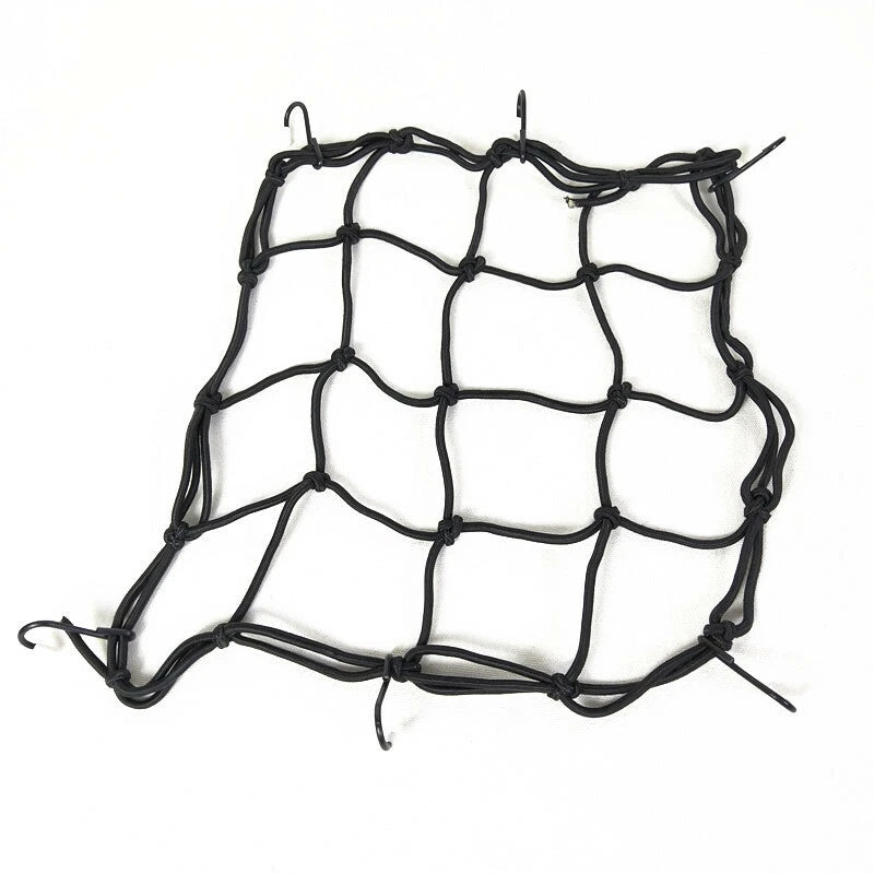 Motorcycle Fuel Tank Net Network Mesh Helmet Holder Hook Tie Mesh Luggage Bungee