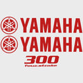 Yamaha Boat Cowling Decals HW1852 - 300HP Fourstroke Stickers (kit)