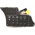 Lund Boat Rocker Switch Panel 2116238 - 1650 Rebel XL with Fuses Gray
