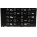 Larson Boat Breaker Panel - 10 X 5 1/4 Inch Black Aluminum