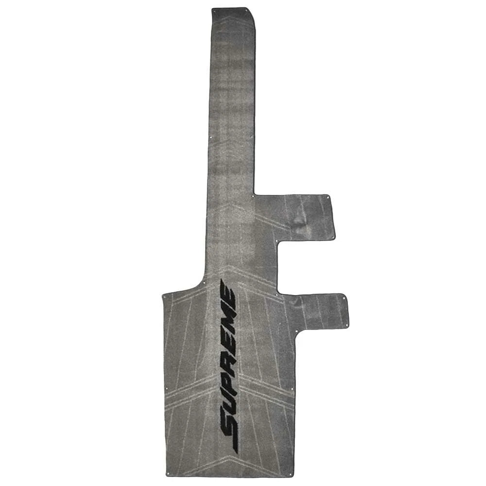 Supreme Boat Snap-In Carpet Mat 9428WL-A - 149 Inch Gray with Logo
