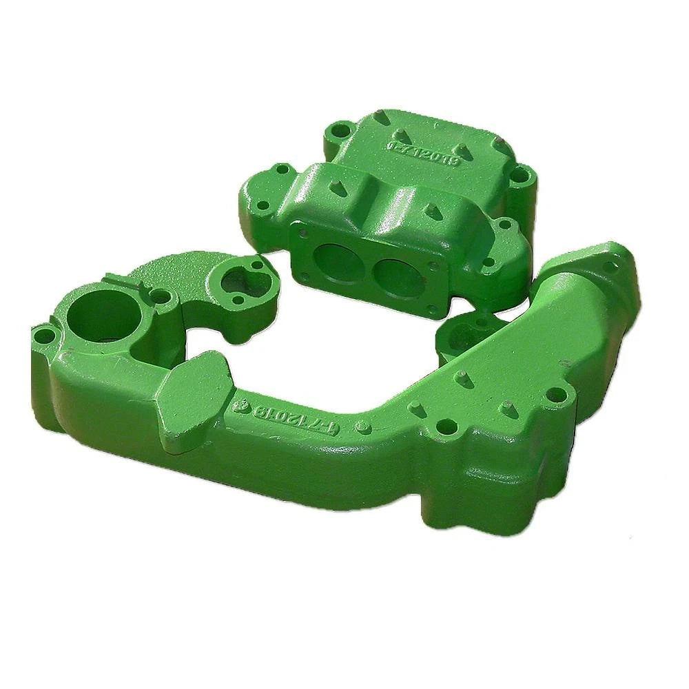 JDS075 Manifold, 2-Pc Intake & Exhaust Fits John Deere
