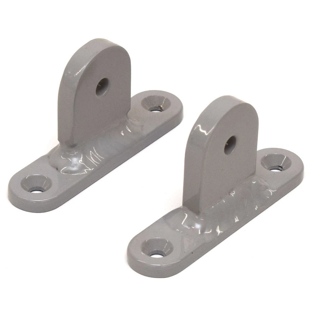 G3 Boat Bow Eye Brackets 73424447 - Gray Aluminum (pair)