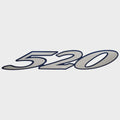 Cruisers Boat Model Decal Sticker V2112100 - 520 Express Silver Blue