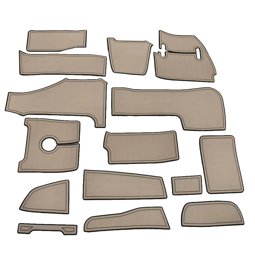 Cobalt Boat Non-Skid Cockpit Mats 403227 - R30 Terra Black 2017 (kit)